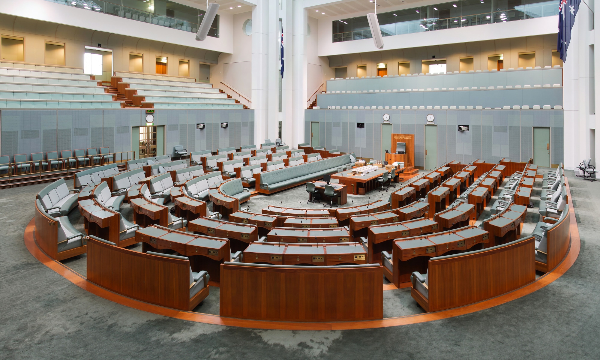 the Australian House of Representatives chamber