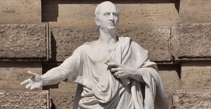 statue of Marcus Tullius Cicero