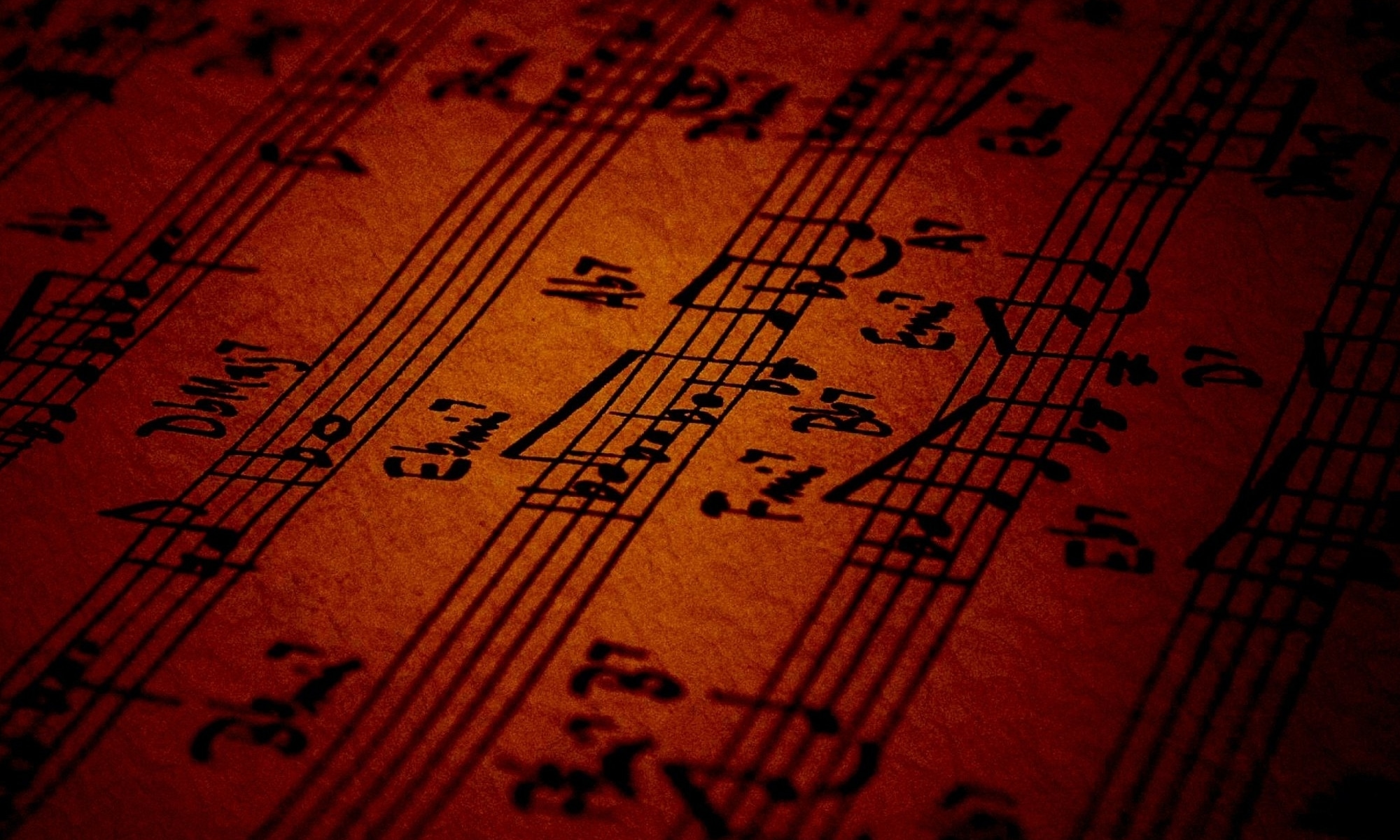 a music lead sheet