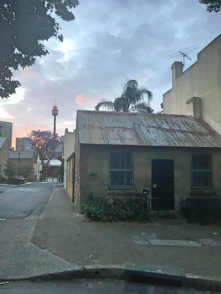 cottage in dowling street, woolloomooloo